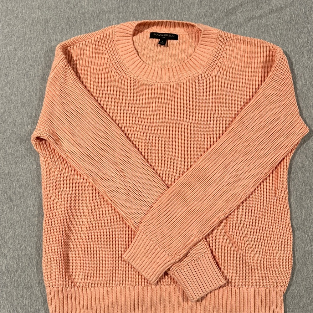 Banana Republic Pink Crewneck Sweater